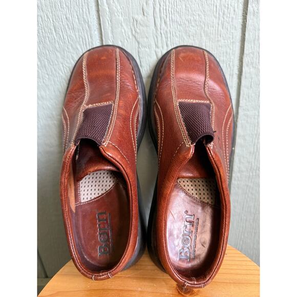 Born Men's Leather Slip On Mules Size 9 - Picture 8 of 8
